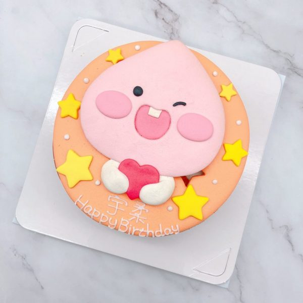 桃子造型蛋糕推薦，台北客製化生日蛋糕宅配