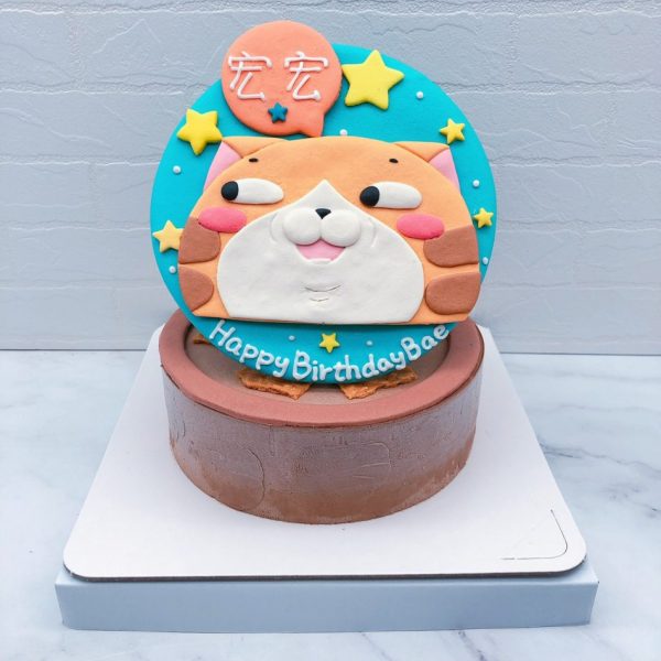 白爛貓生日蛋糕推薦，客製化造型蛋糕作品分享