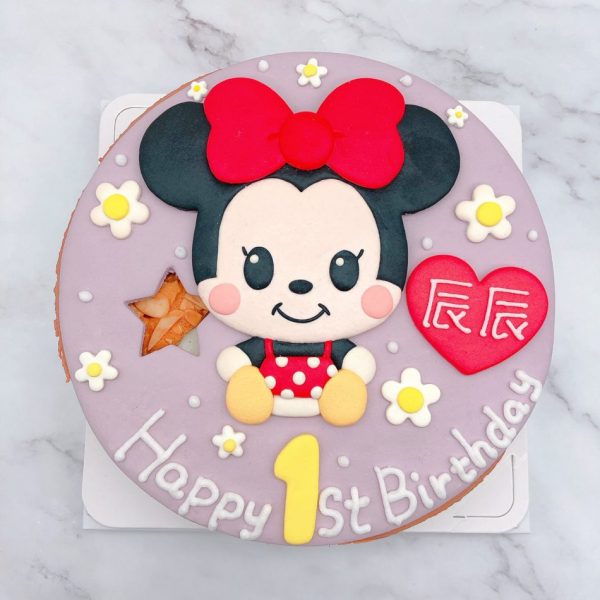 台北米妮生日蛋糕推薦，迪士尼造型蛋糕作品分享