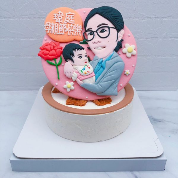 台北Q版人像照片蛋糕推薦，人像造型生日蛋糕宅配分享