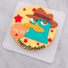 鴨嘴獸泰瑞生日蛋糕推薦，卡通造型客製化蛋糕宅配分享