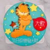 加菲貓造型蛋糕推薦，卡通生日蛋糕宅配作品分享
