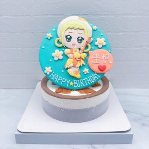 小魔女DoReMi生日蛋糕推薦，小桃子造型蛋糕宅配
