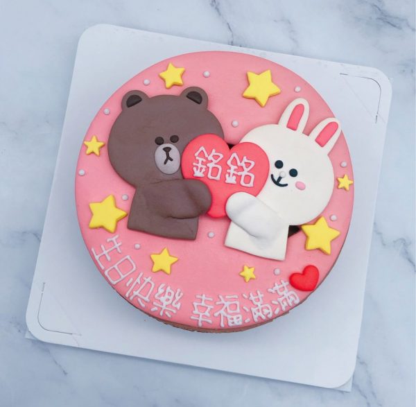 台北熊大造型蛋糕推薦，兔兔生日蛋糕作品分享