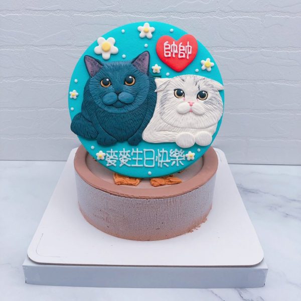 貓咪造型蛋糕推薦，寵物客製化生日蛋糕宅配