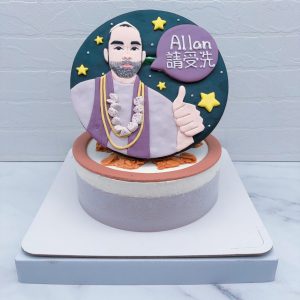 Q版人像生日蛋糕推薦， Ku's dream酷的夢造型蛋糕手作分享