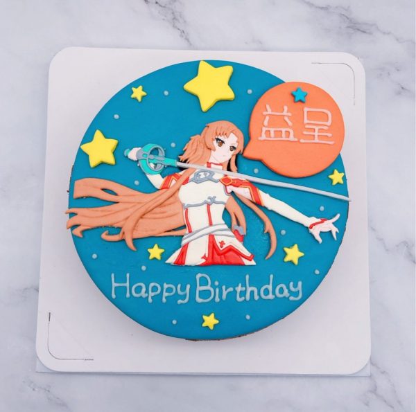 刀劍神域生日蛋糕推薦，亞絲娜造型蛋糕宅配分享