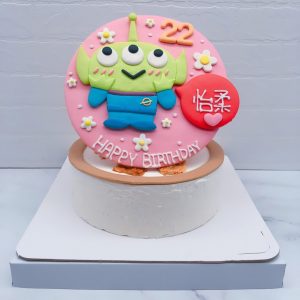 超可愛三眼怪客製化造型蛋糕推薦，玩具總動員生日蛋糕宅配