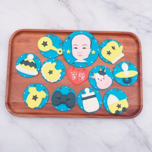 台北寶寶人像收涎餅乾推薦，超可愛客製化收涎餅乾宅配