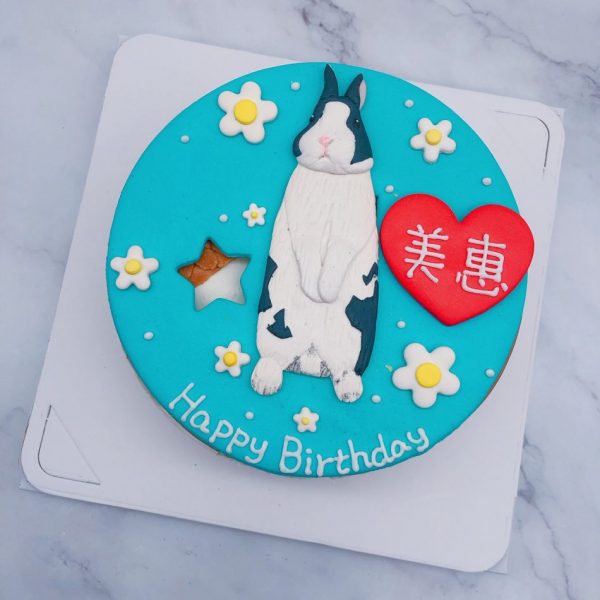 超可愛兔子生日蛋糕推薦，台北寵物造型蛋糕全台宅配