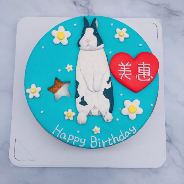 超可愛兔子生日蛋糕推薦，台北寵物造型蛋糕全台宅配