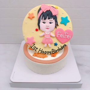 Q版人像生日蛋糕推薦，寶寶照片造型蛋糕作品分享