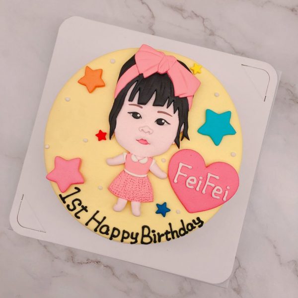 Q版人像生日蛋糕推薦，寶寶照片造型蛋糕作品分享