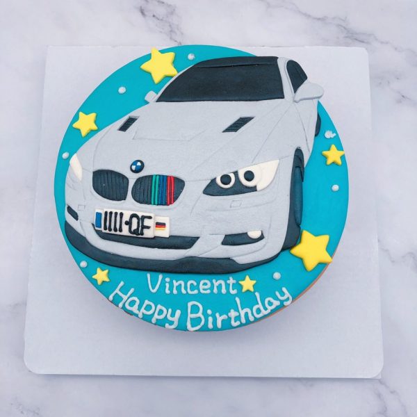 BMW車子生日蛋糕推薦，寶馬汽車客製化造型蛋糕宅配