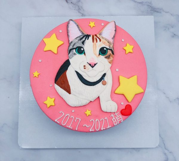 貓咪造型蛋糕推薦，客製化寵物生日蛋糕宅配