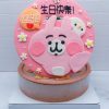 卡娜赫拉生日蛋糕推薦，粉紅兔兔P助造型蛋糕作品分享