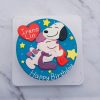 史努比生日蛋糕推薦，卡通造型蛋糕作品分享