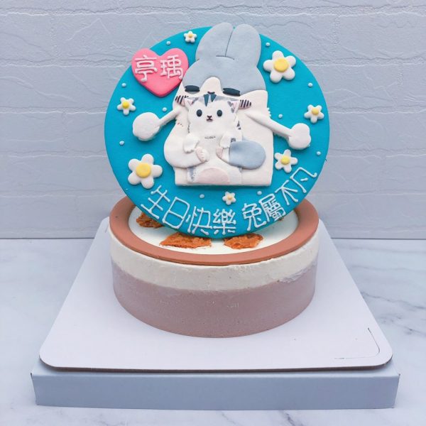 麻吉兔造型蛋糕推薦，貓咪生日蛋糕作品分享