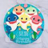 鯊魚寶寶一家人生日蛋糕推薦，BABY SHARK造型蛋糕宅配