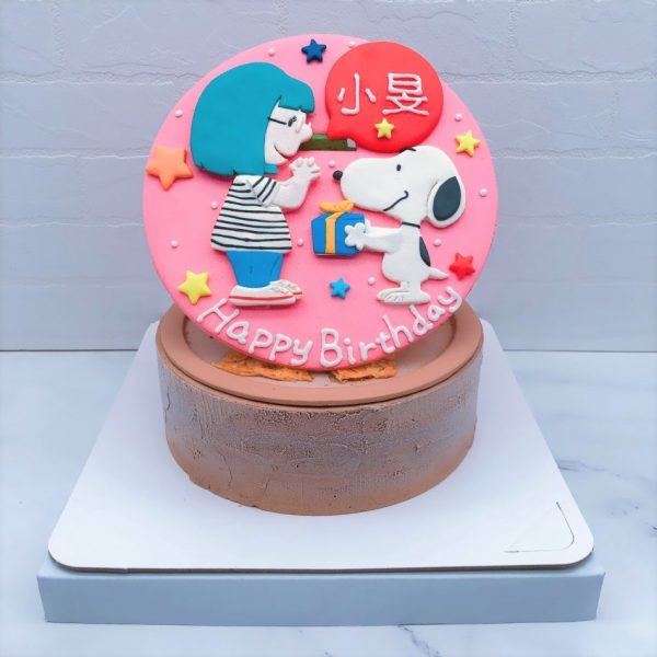 史努比生日蛋糕推薦，客製化卡通造型蛋糕作品分享