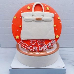 愛馬仕包包造型蛋糕推薦，白色Hermes生日蛋糕宅配分享