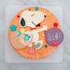 史努比拿花籃生日蛋糕推薦，卡通造型蛋糕作品分享
