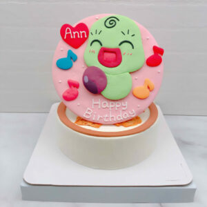 小魔女DoReMi生日蛋糕推薦，魔女青蛙造型蛋糕作品分享