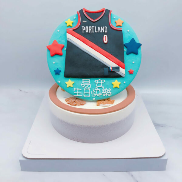 籃球衣造型蛋糕推薦，客製化生日蛋糕宅配分享