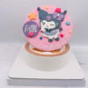 庫洛米造型蛋糕手工捏製，客製化Kuromi生日蛋糕手作分享