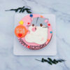 台北寵物生日蛋糕推薦，Q版老鼠造型蛋糕宅配