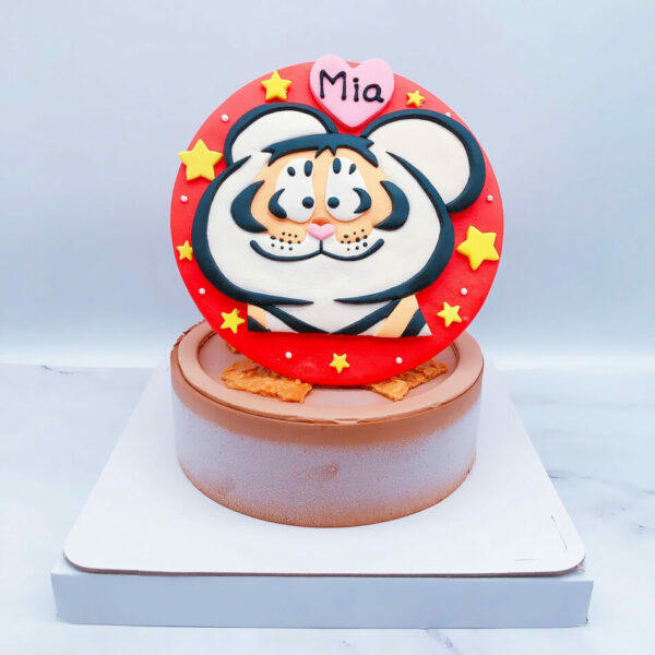 台北老虎造型蛋糕推薦，客製化生日蛋糕手作作品分享