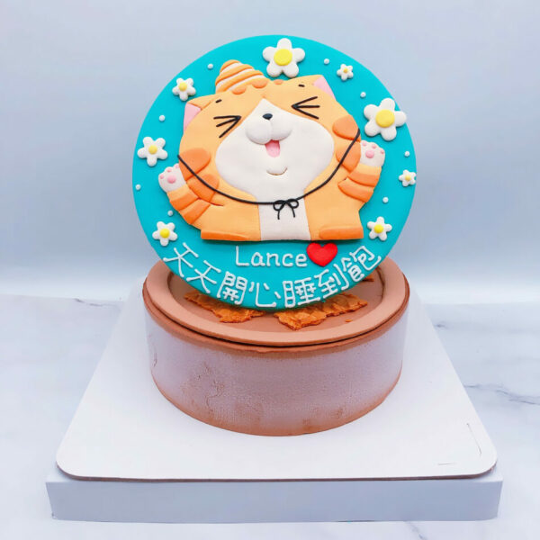 白爛貓客製化生日蛋糕推薦 ，貓咪造型蛋糕作品分享