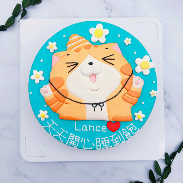 白爛貓客製化生日蛋糕推薦 ，貓咪造型蛋糕作品分享