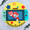 Switch遊戲機造型蛋糕推薦，瑪莉歐客製化生日蛋糕宅配