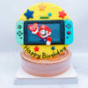Switch遊戲機造型蛋糕推薦，瑪莉歐客製化生日蛋糕宅配
