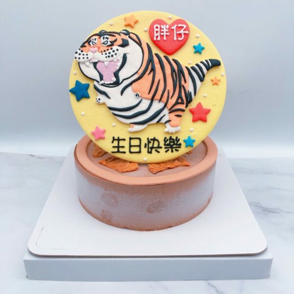 老虎造型蛋糕推薦，生日蛋糕客製化手作作品分享