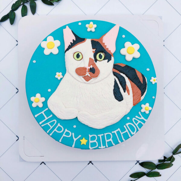 超可愛貓咪造型蛋糕推薦，台北寵物生日蛋糕作品分享