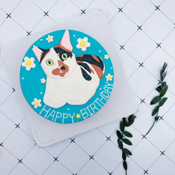 超可愛貓咪造型蛋糕推薦，台北寵物生日蛋糕作品分享