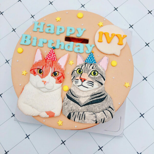 客製化貓咪造型蛋糕推薦，超可愛寵物生日蛋糕作品分享