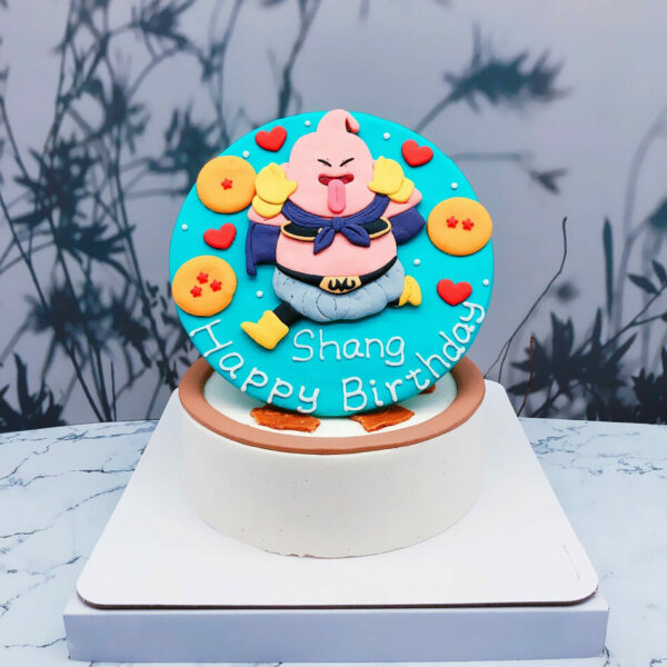 超可愛普烏生日蛋糕推薦，七龍珠客製化造型蛋糕宅配