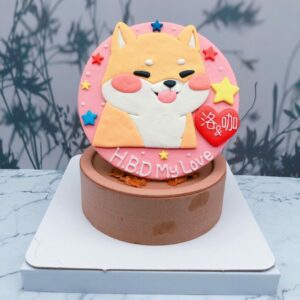 Q版柴犬造型蛋糕推薦，寵物生日蛋糕宅配分享