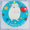 龍貓寵物生日蛋糕推薦，絨毛絲鼠造型蛋糕宅配