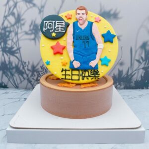 盧卡·唐西奇Luka造型蛋糕推薦，NBA籃球客製化生日蛋糕宅配