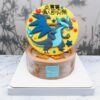 台北寶可夢客製化蛋糕推薦，噴火龍Mega進化X型態卡通造型蛋糕