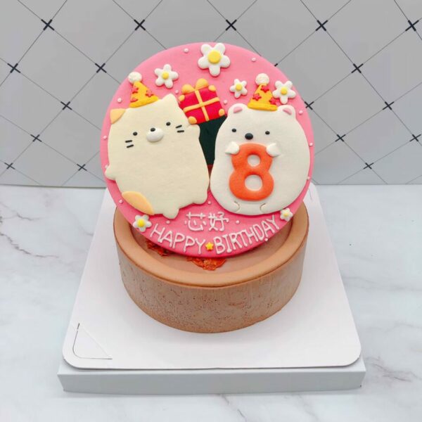 “角落生物”生日蛋糕推薦，台北寶寶週歲客製化造型好吃蛋糕訂購
