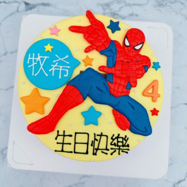 2023蜘蛛人造型蛋糕推薦，Spider man卡通生日蛋糕訂購