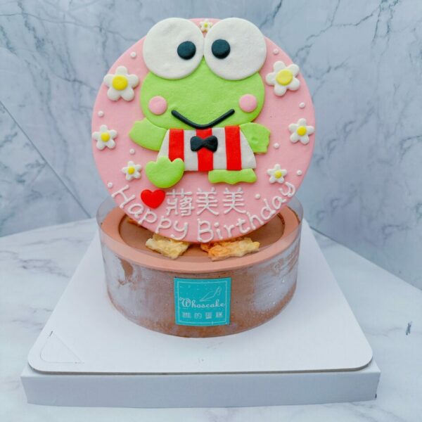 大眼蛙造型蛋糕推薦，可洛比生日蛋糕宅配分享