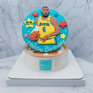 LeBronJames人像蛋糕推薦，Ｑ版NBA球星生日蛋糕宅配