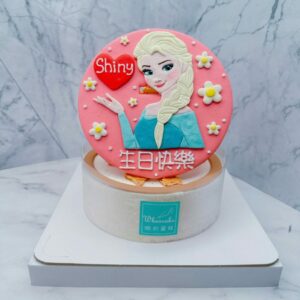 冰雪奇緣造型蛋糕推薦，ELSA公主生日蛋糕宅配首選