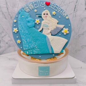 冰雪奇緣2造型蛋糕推薦，ELSA公主生日蛋糕宅配首選